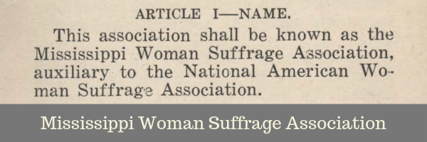 Mississippi Woman Suffrage Association