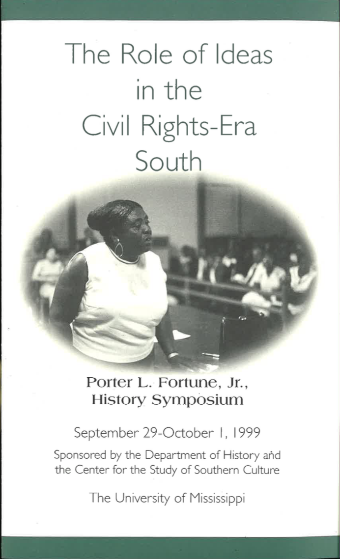 1999: The Role of Ideas in the Civil Rights-Era South