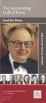 Accounting Hall of Fame: Reed Karl Storey, Remarks, Citation and Response, Denver, Colorado, August 8, 2011 by American Accounting Association and The Ohio State University