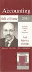 Accounting Hall of Fame: Joel Stanley Demski, Remarks, Citation and Response, Philadelphia, August 14, 2000