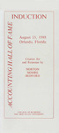 Accounting Hall of Fame Induction:  Citation for and Response by Norton Moore Bedford, Orlando, Florida, August 15, 1988