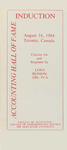 Accounting Hall of Fame Induction:  Citation for and Response by Lord Benson, GBE, FCA, Toronto, Canada, August 16, 1984