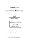 Presentation of Accountants to the Accounting Hall of Fame (William Andrew Paton, Robert Hiester Montgomery, George Oliver May), May 19 and 20, 1950