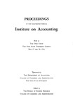 Presentation of distinguished accountant to The Accounting Hall of Fame (Ananias Charles Littleton) May 17 and 18, 1956