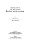 Presentation of distinguished accountants elected to The Accounting Hall of Fame (Andrew Barr, Lloyd Morey) May 16 and 17,1963