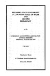 The Ohio State University Hall of Fame and Alumni Breakfast, August 18, 1997