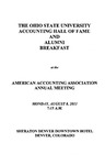 The Ohio State University Accounting Hall of Fame and Alumni Breakfast, August 8, 2011 by The Ohio State University