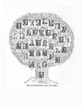 Accounting Hall of Fame [Tree with photographs of recipients in branches]