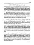 Accounting Hall of Fame, September, 1996 by Anonymous