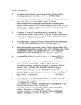 Thomsd J. Burns Bibliography