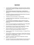 Maurice H. Stans Bibliography by Anonymous