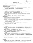 Maurice Moonitz: Biographical Data by Anonymous
