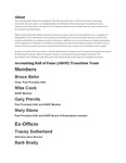 Transition Team by American Accounting Association