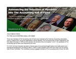 Announcing the 2024 Induction of Members into the Accounting Hall of Fame by American Accounting Association