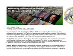 Announcing the 2025 Induction of Members into the Accounting Hall of Fame