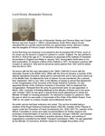 Lord Henry Alexander Benson [Inducted 1984]