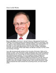 Ross Leslie Watts [Inducted 2024]