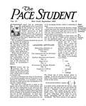 Pace Student, vol.4 no .10, September, 1919 by Pace & Pace