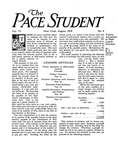 Pace Student, vol.4 no .9, August, 1919 by Pace & Pace