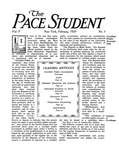 Pace Student, vol.5 no .3, February, 1920