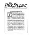 Pace Student, vol.6 no .1, December, 1920 by Pace & Pace