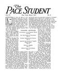 Pace Student, vol.6 no .4, March, 1921