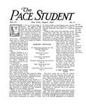 Pace Student, vol.6 no .9, August, 1921