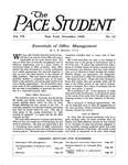 Pace Student, vol.7 no .12, November, 1922