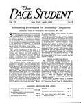 Pace Student, vol.7 no .5, April, 1922 by Pace & Pace