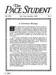 Pace Student, vol.8 no .1, December, 1922