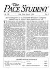 Pace Student, vol.8 no 4, March, 1923