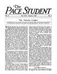 Pace Student, vol.10 no 2, January, 1925 by Pace & Pace