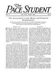 Pace Student, vol.10 no 9, August, 1925 by Pace & Pace