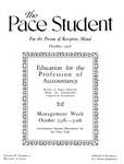Pace Student, vol.11 no 11, October, 1926 by Pace & Pace