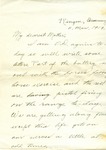 Allan Boyce Adams, Ringeu (Germany), to Mrs. Joel Randolph Adams, Claremont, Mississippi. March 11, 1919.