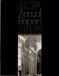 AICPA annual report 1974-75