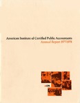 AICPA annual report 1977-78 by American Institute of Certified Public Accountants