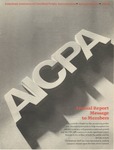 AICPA annual report 1980-81;  Message to members