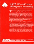 AICPA annual report 1986-87; AICPA 100 -- A century of progress in accounting by American Institute of Certified Public Accountants