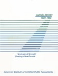 AICPA annual report 1989-90; Strategies & strength: Charting a new decade by American Institute of Certified Public Accountants