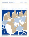 Annual report 1986-1987 by American Institute of Certified Public Accountants. SEC Practice Section. Public Oversight Board