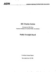 Combined annual report year ended June 30, 1991 by American Institute of Certified Public Accountants. SEC Practice Section. Public Oversight Board