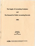 Supply of accounting graduates and the demand for public accounting recruits, 1984 by Mary McInnes and James H. MacNeill