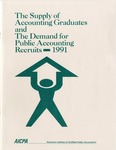 Supply of accounting graduates and the demand for public accounting recruits, 1991