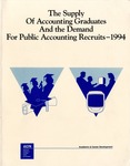 Supply of accounting graduates and the demand for public accounting recruits, 1994