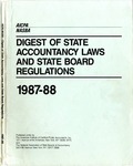 Digest of state accountancy laws and state board regulations, 1987-88 by American Institute of Certified Public Accountants and National Association of State Boards of Accountancy