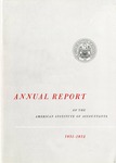 AIA Annual report 1951-52 by American Institute of Accountants