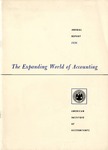 AIA Annual report 1956; Expanding world of accounting by American Institute of Accountants