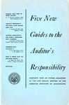 Five new guides to the auditor's responsibility, complete text of papers presented at the 64th annual meeting of the American Institute of Accountants by American Institute of Accountants