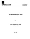 1990 Small Business Survey Report, May 1, 1990 by American Institute of Certified Public Accountants. Private Companies Practice Section